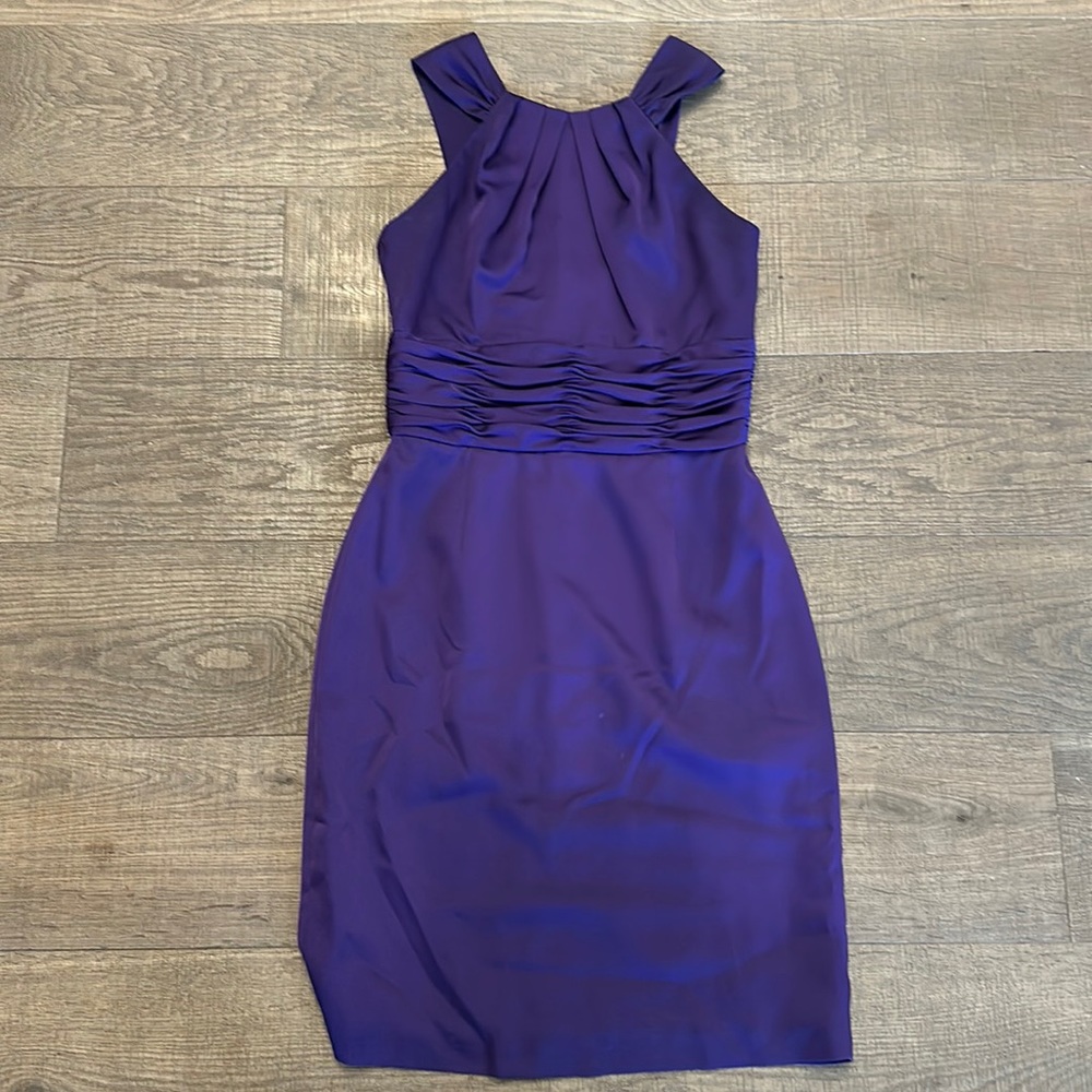 Purple cocktail dress